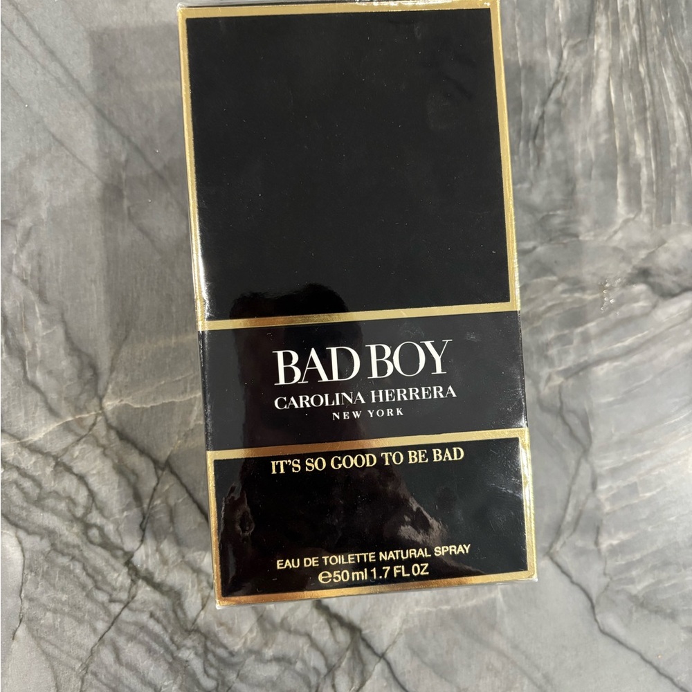 Brand NEW Bad Boy Carolina Herrera scent - Black and Gold